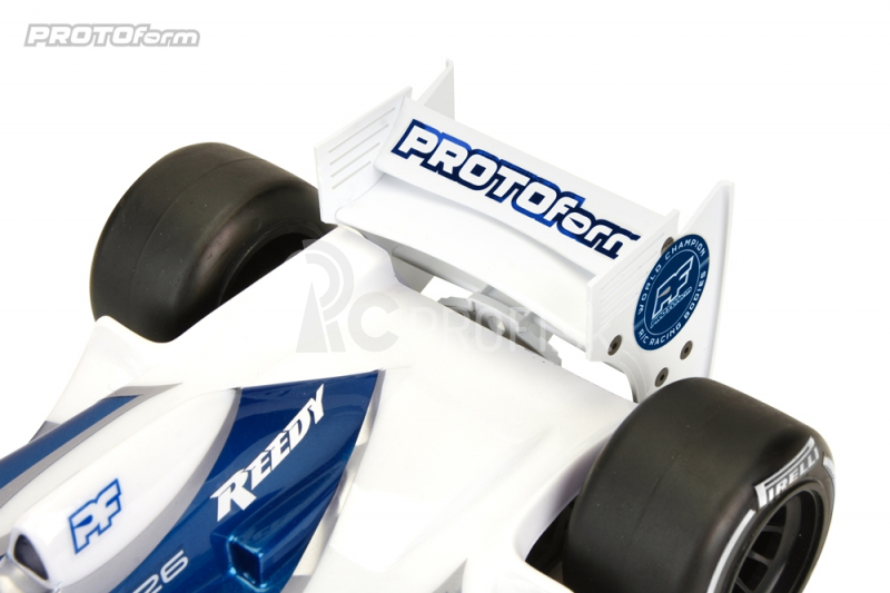 Zadné krídlo pre F1, biele