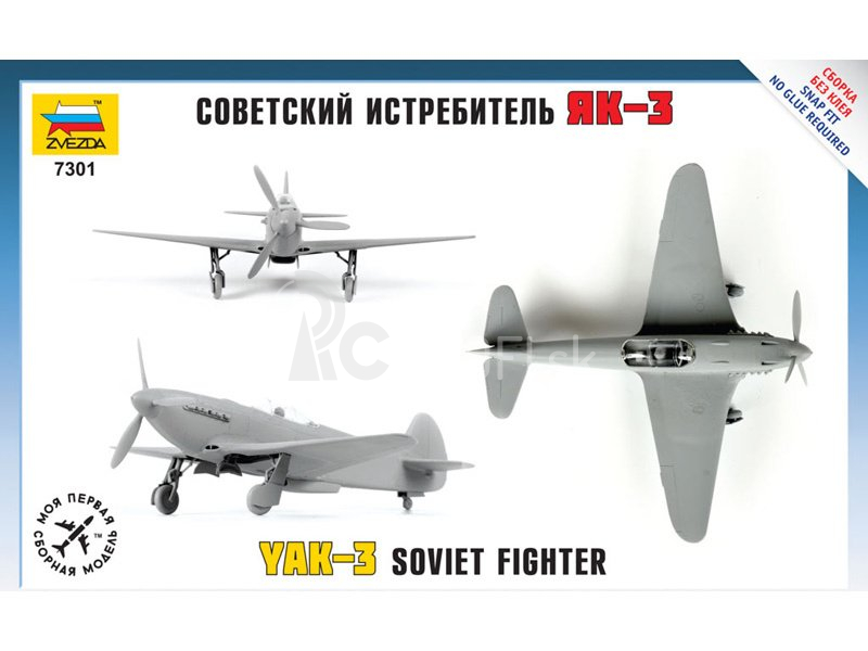 Zvezda Snap Kit – Jakovlev Yak-3 (1:72)