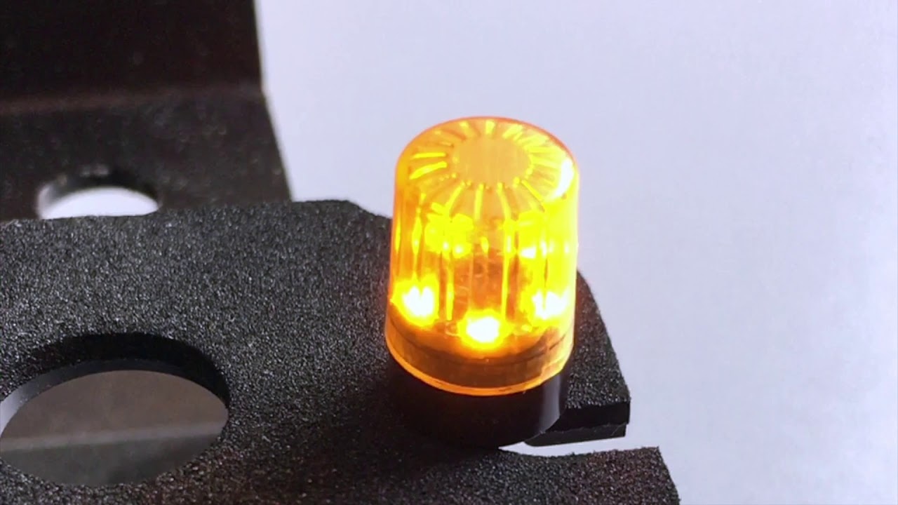 Multifunkčný svetelný maják 1:10, žltý