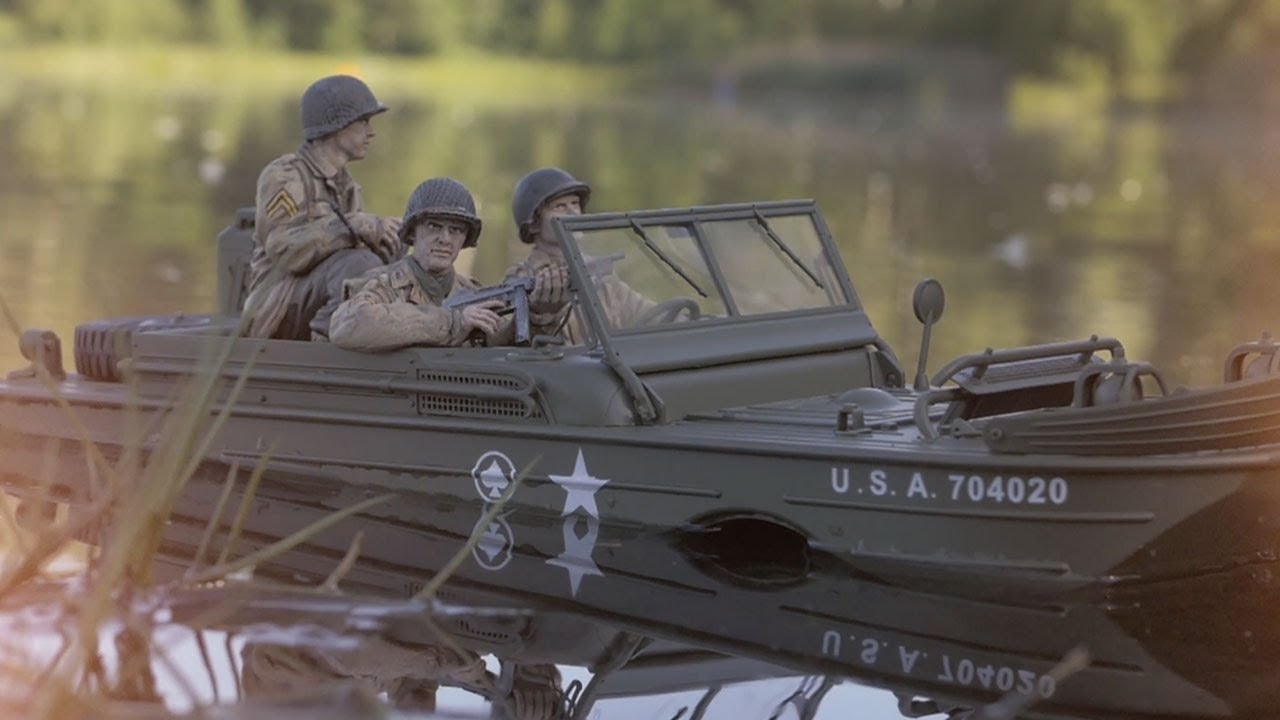 1/16 RC FORD GPA, zelená kamufláž