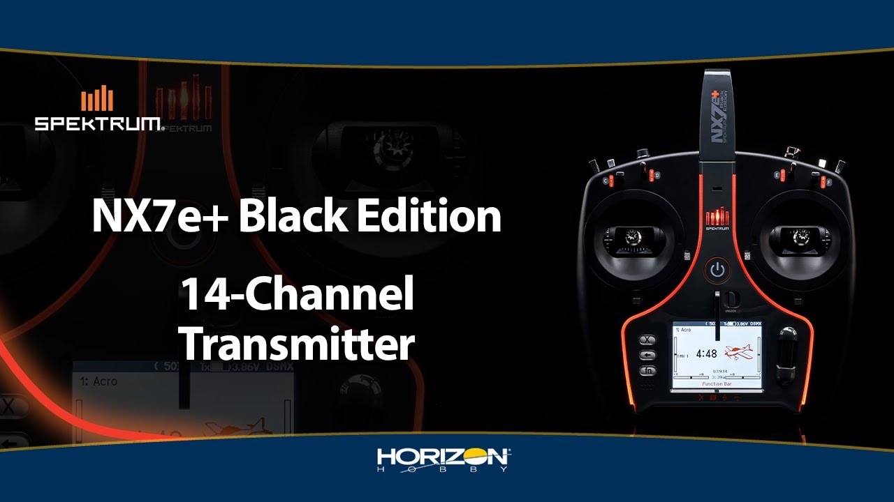 Spektrum NX7e+ DSMX 14 kanálov Black Edition