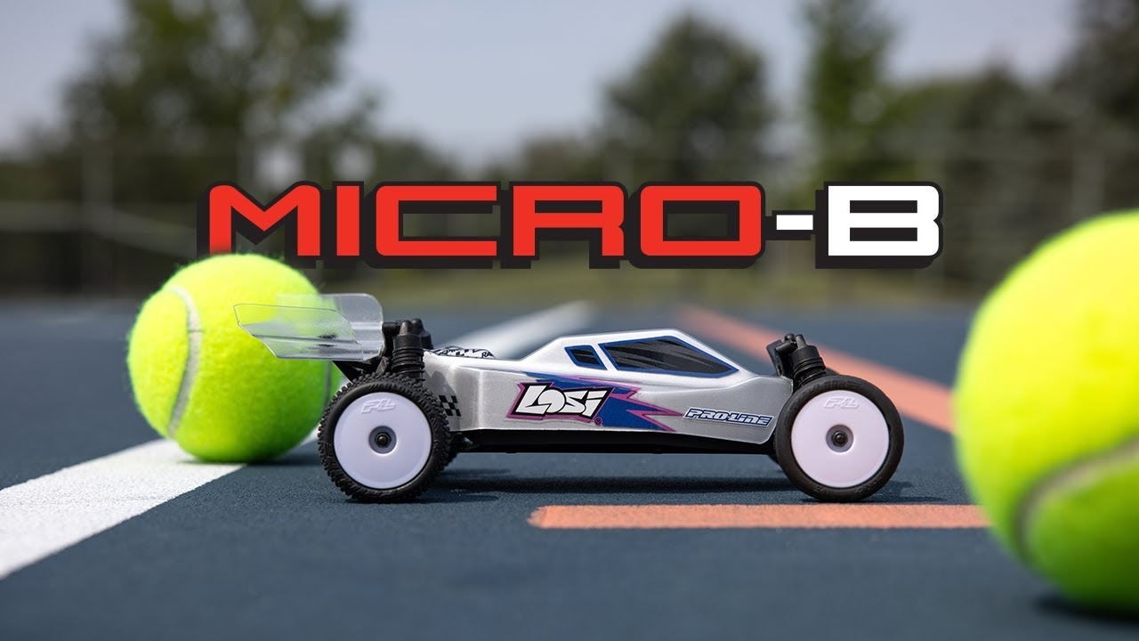 RC auto Losi Micro-B 1:24 RTR, biele
