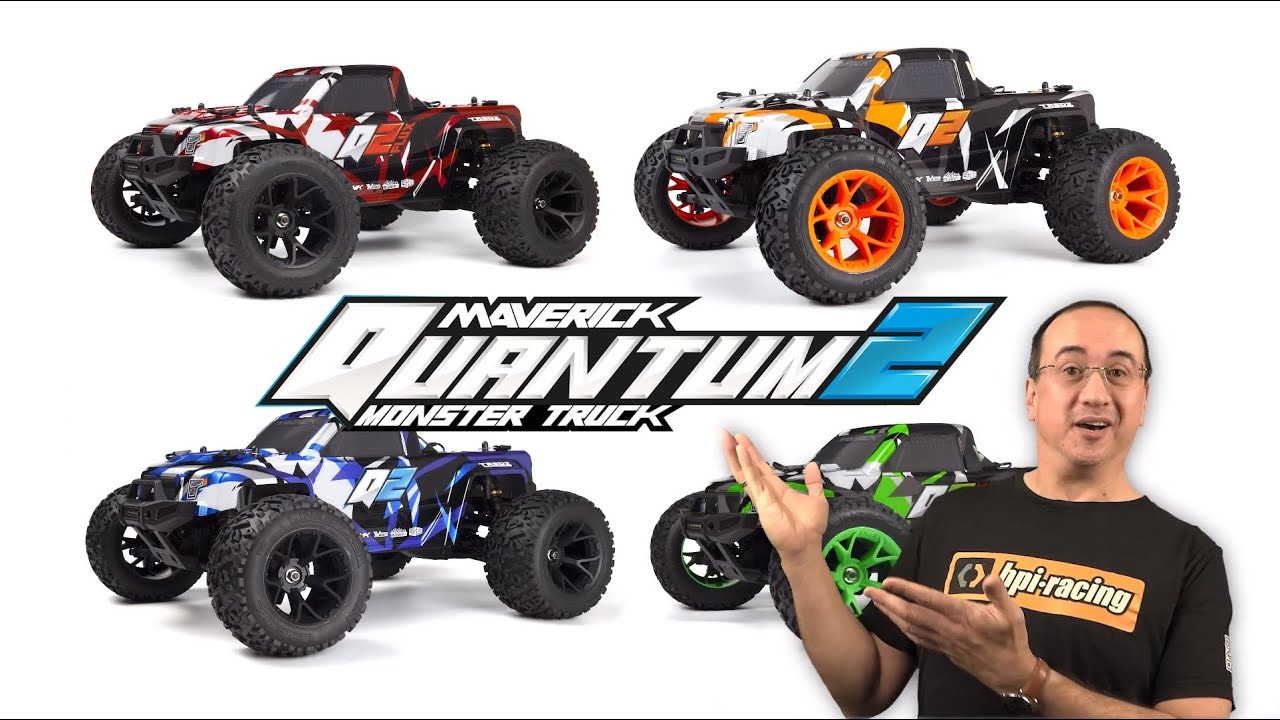 RC auto Quantum2 MT Flux 1/10th Monster Truck, zelená
