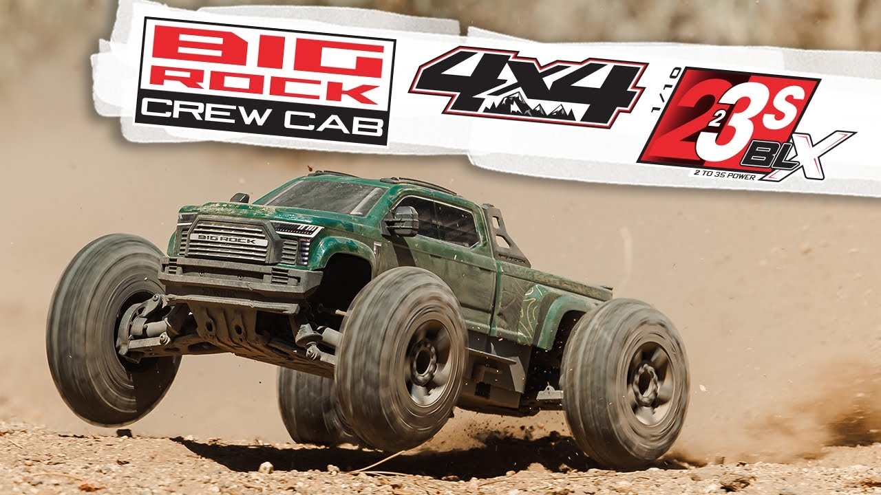 Arrma Big Rock 223S BLX 1:10 4WD RTR DSC zelená
