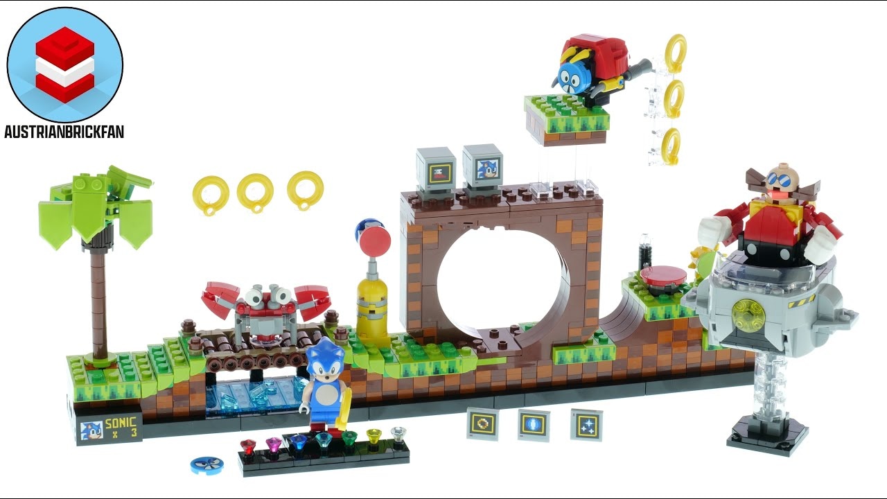 LEGO nápady - Ježko Sonic - Zóna zeleného kopca