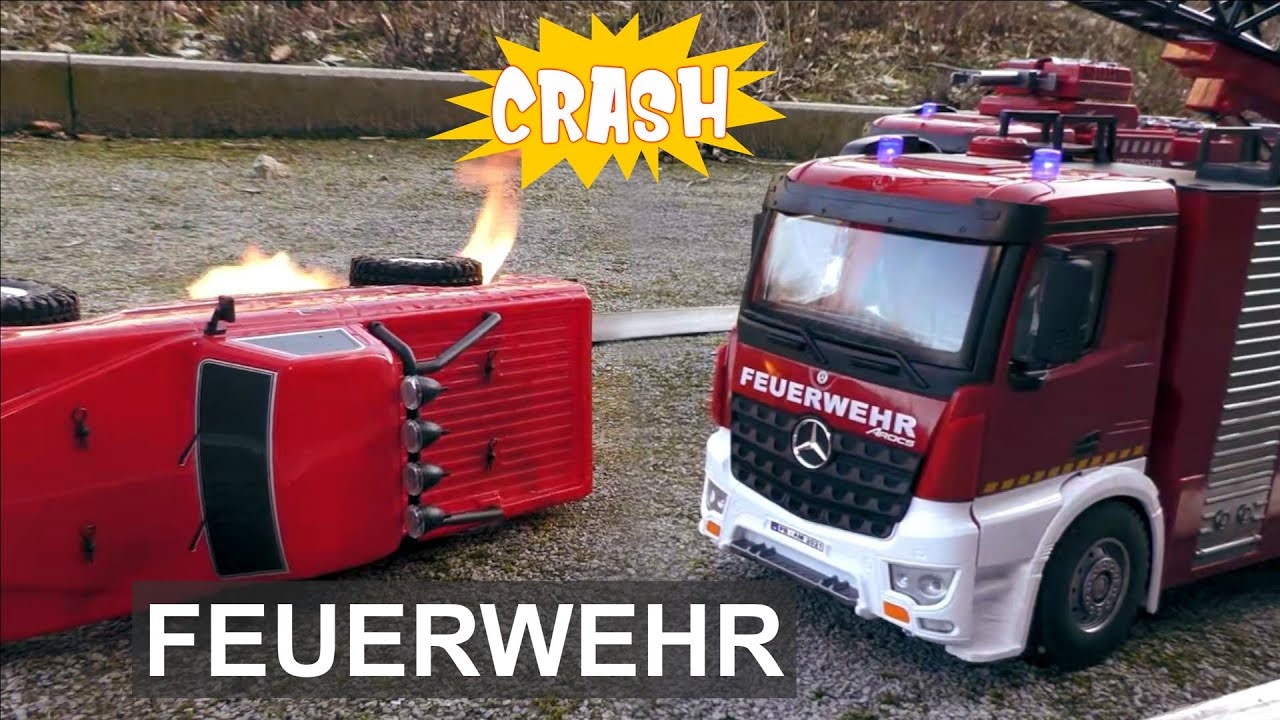 RC hasičské vozidlo Mercedes-Benz Arocs, 1:14