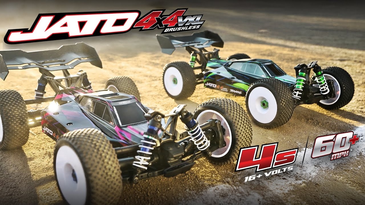 RC auto Traxxas Jato 1:8 4WD VXL-4S RTR, zelené