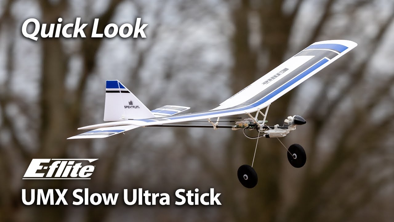 E-flite Slow Ultra Stick 0.5m AS3X SAFE Select BNF Basic
