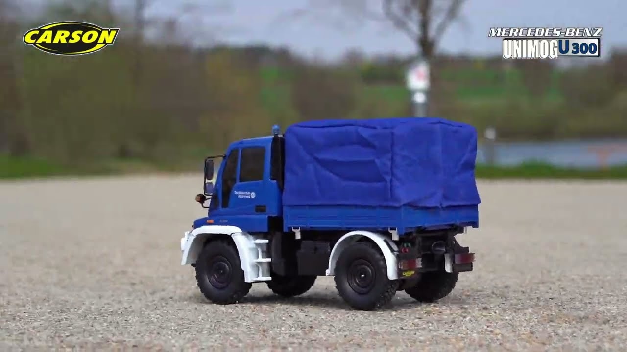 RC auto MB Unimog U300 THW