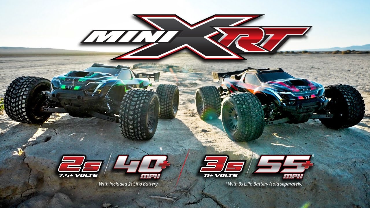 RC auto Traxxas Mini XRT 1:12 VXL-3s 4WD RTR, oranžová