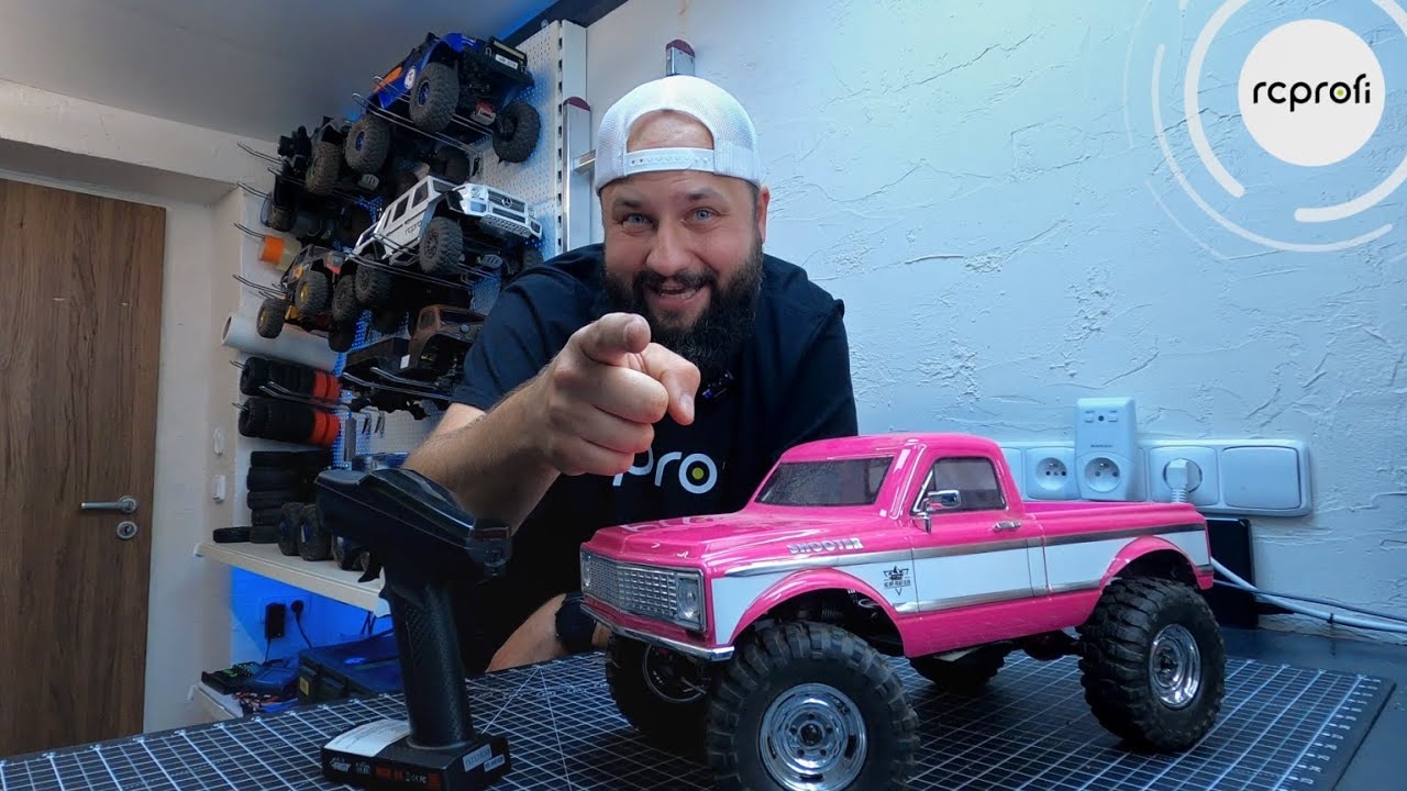 RC auto SHOOTER 1/10 súprava 2,4 GHz, modrá