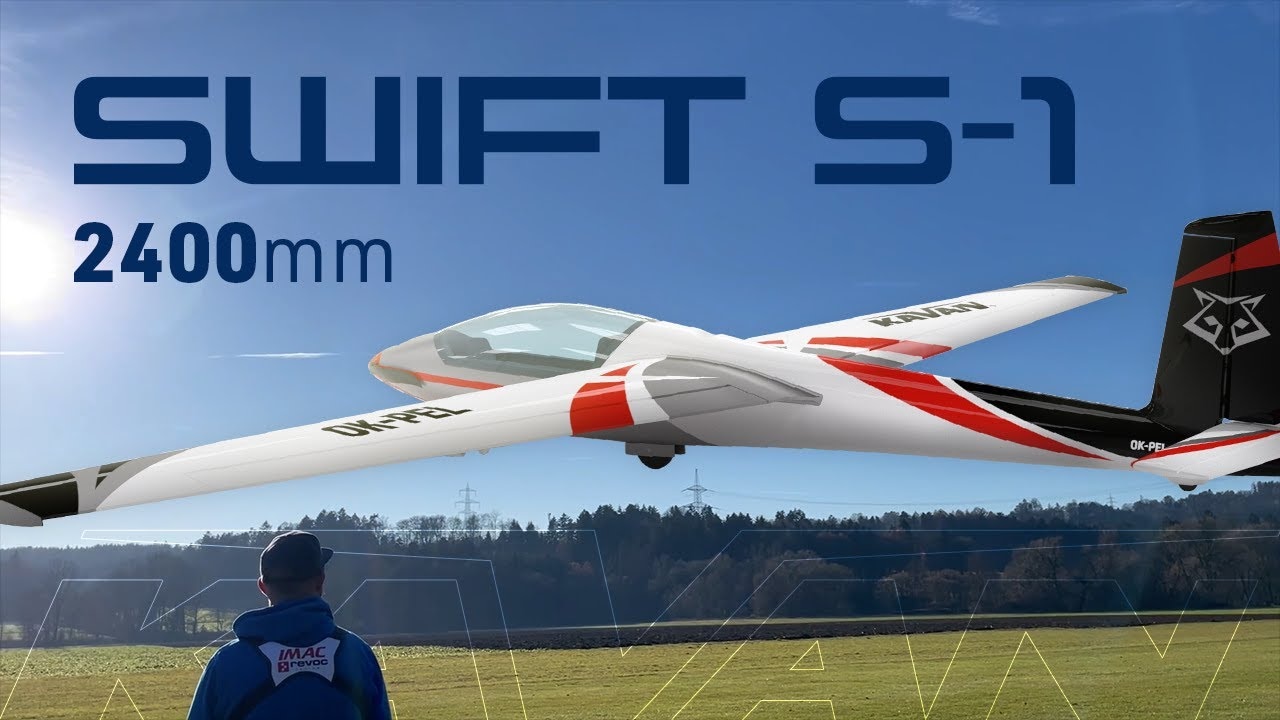 KAVAN Swift S-1 2400 mm ARF – červená