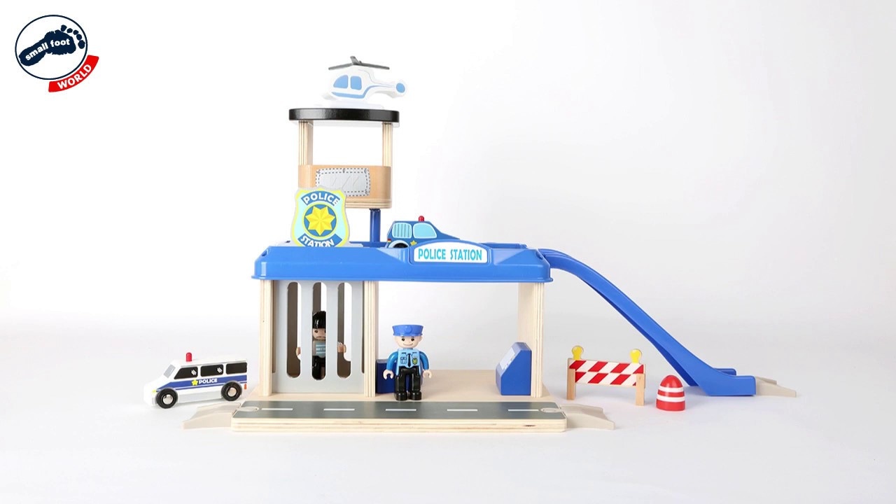 Malá pešia policajná stanica s príslušenstvom