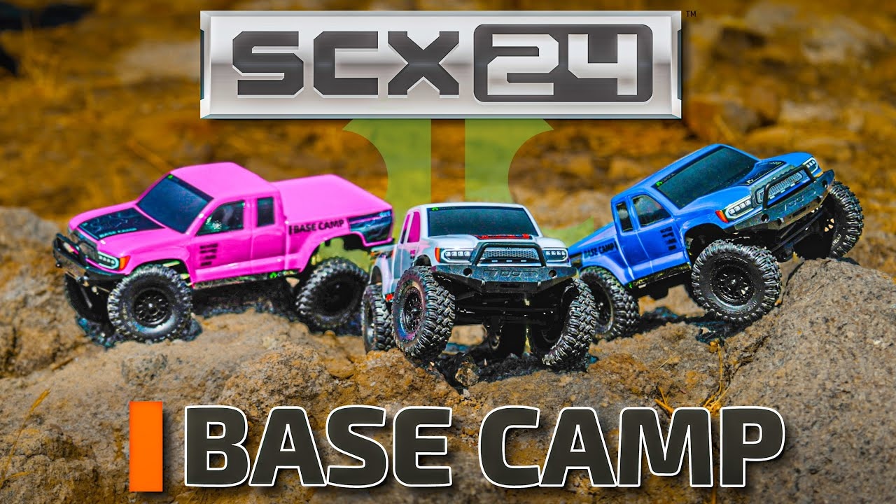 Axial SCX24 Base Camp 1:24 4WD RTR biely