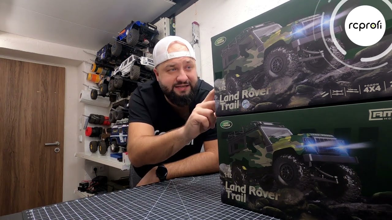 RC auto Land Rover Trail V2 1/12 RTR 4WD, žltá