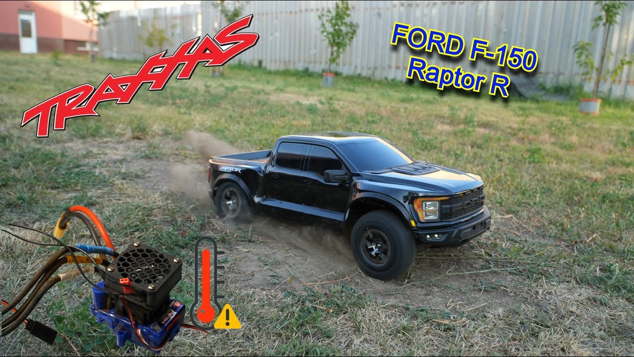 RC auto Traxxas Ford F-150 Raptor R 1:10 RTR, červené