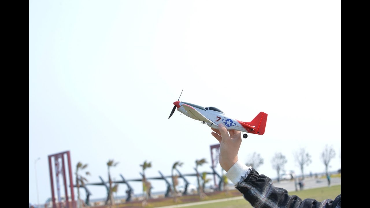 RC lietadlo Volantex Mustang P51D, modré | RCprofi.sk