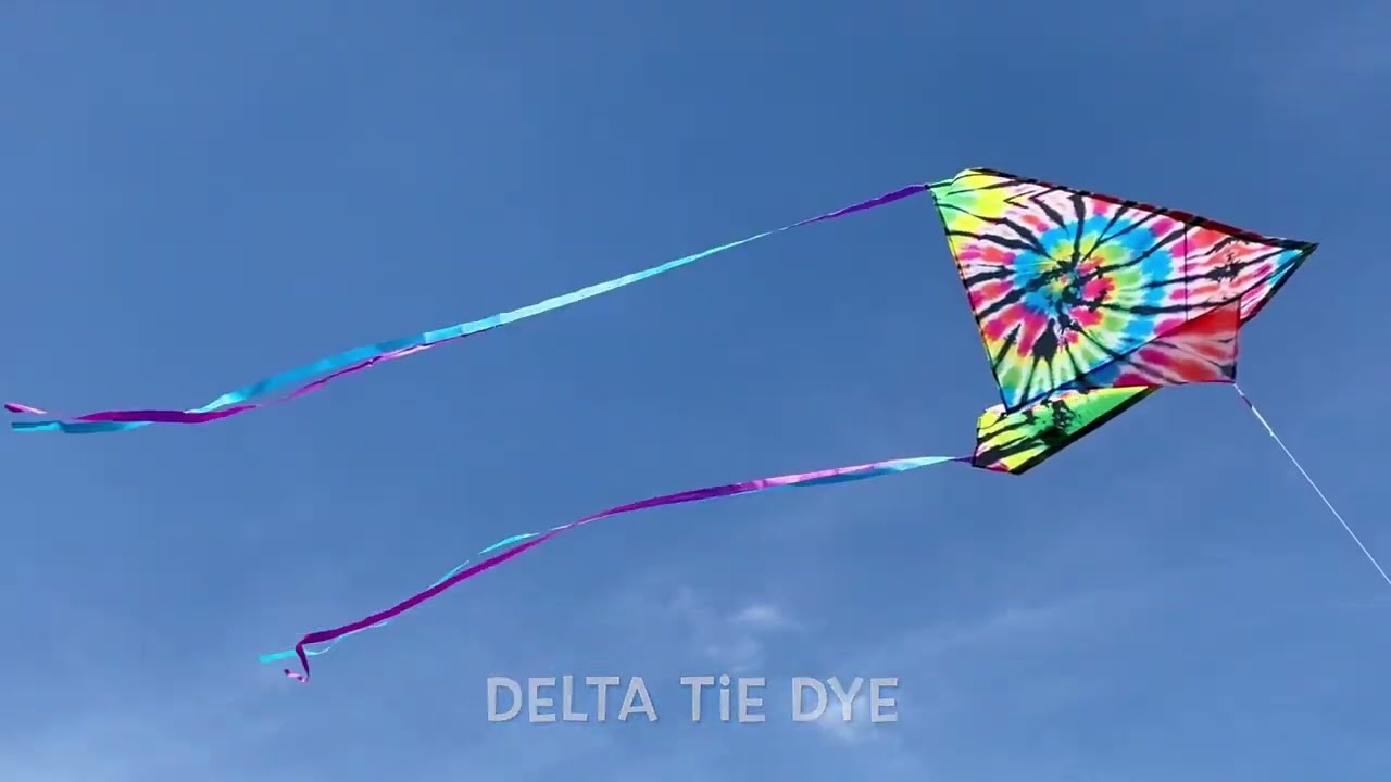 Lietajúci šarkan Delta Tie Dye