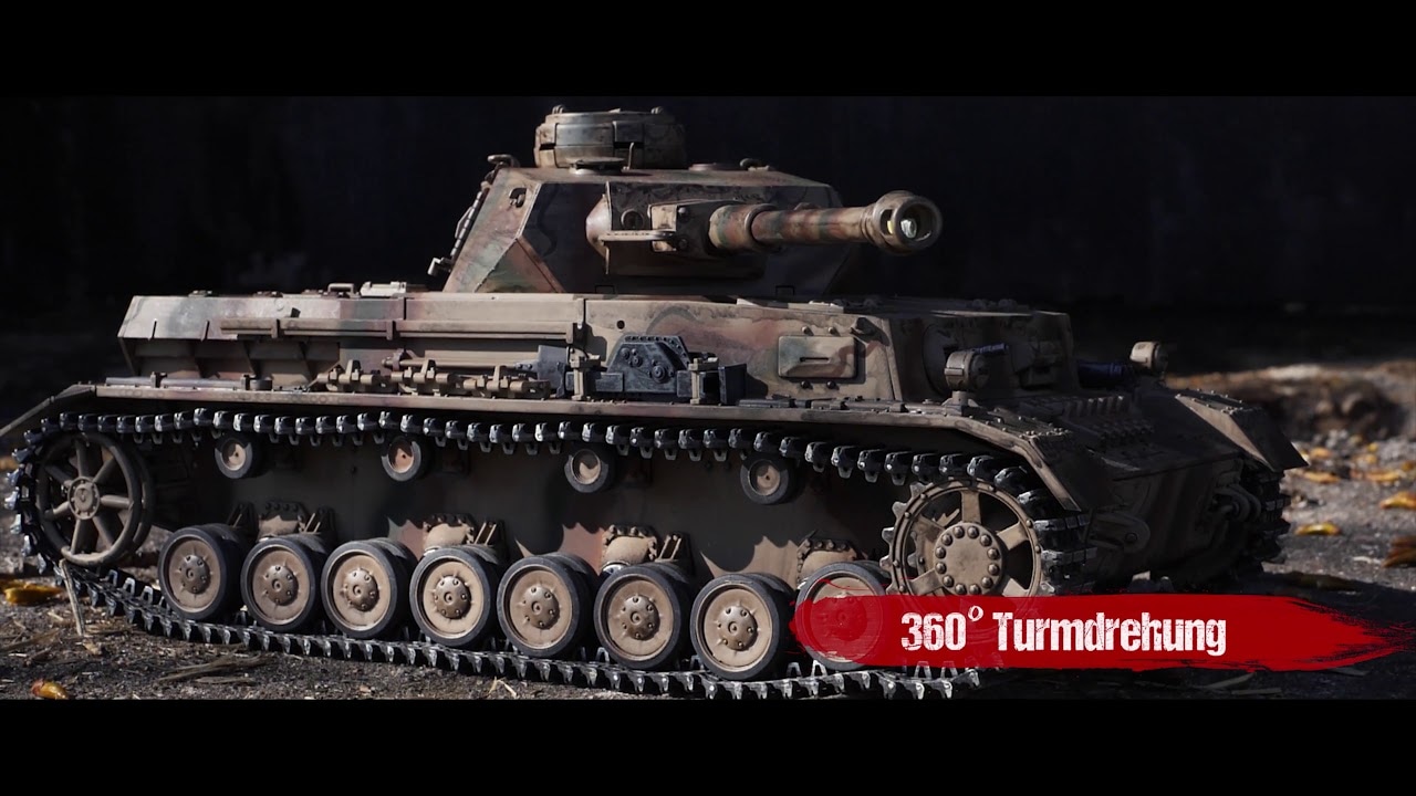 RC tank PzKpfw IV 1:16 IR, divízia LAH Kharkov 1943