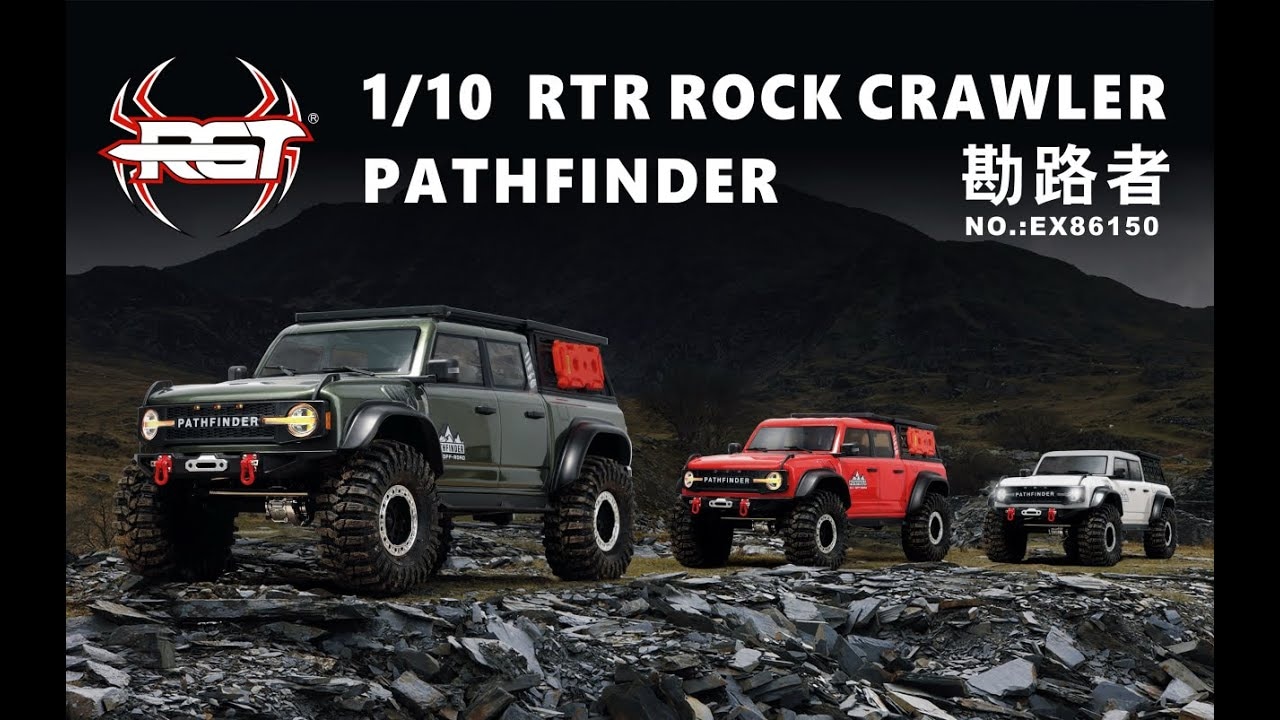 PATHFINDER 1/10 súprava 2,4 GHz, červená