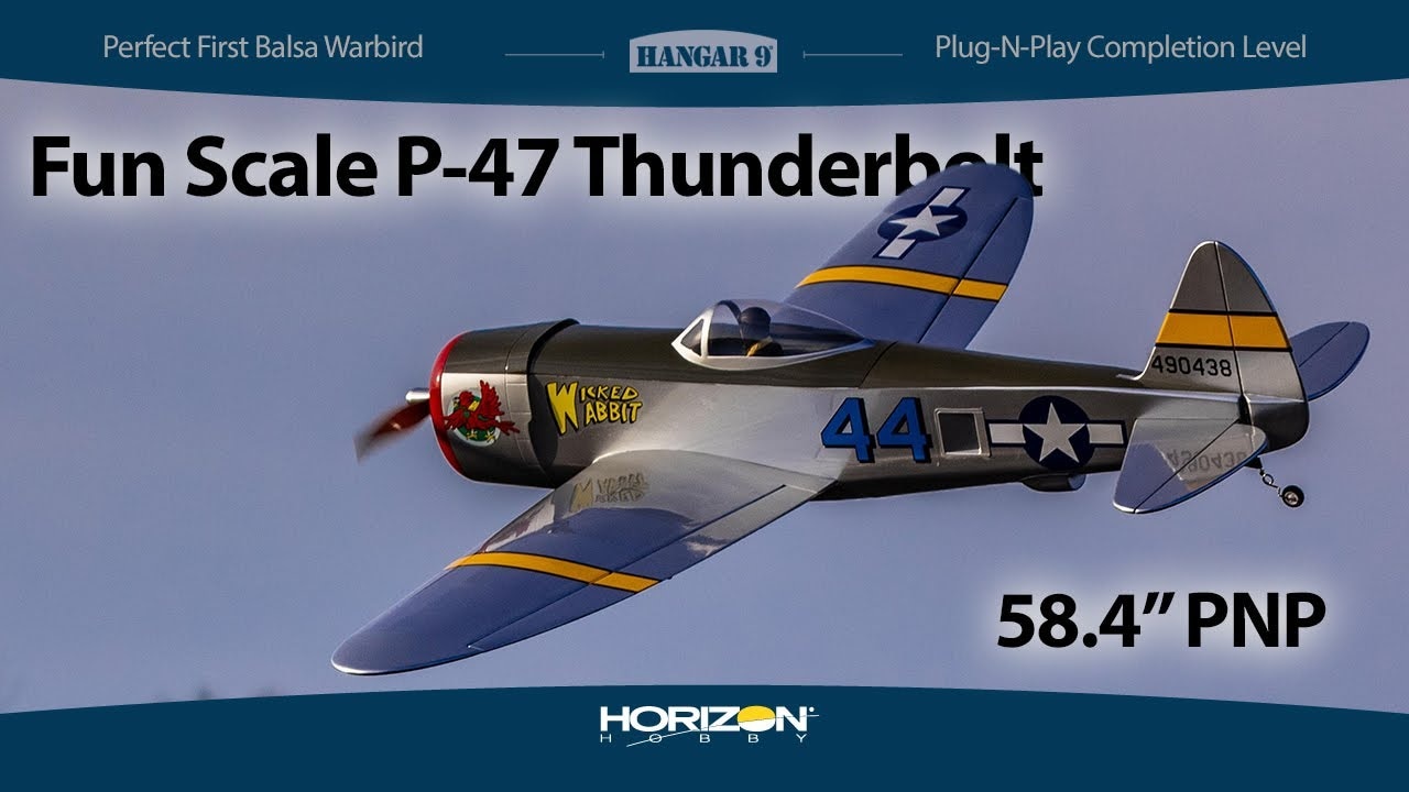 Hangár 9 P-47 Thunderbolt 1,5 m PNP