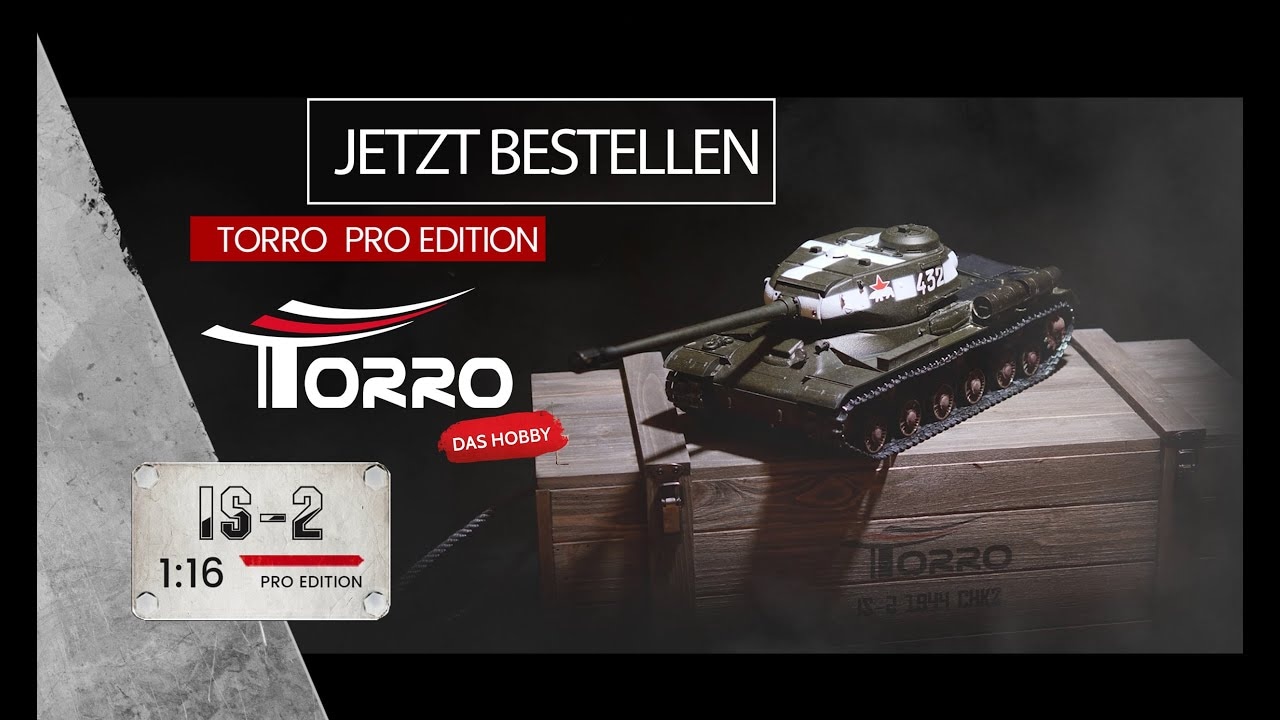 RC tank IS-2 1944 1:16 IR, zelená