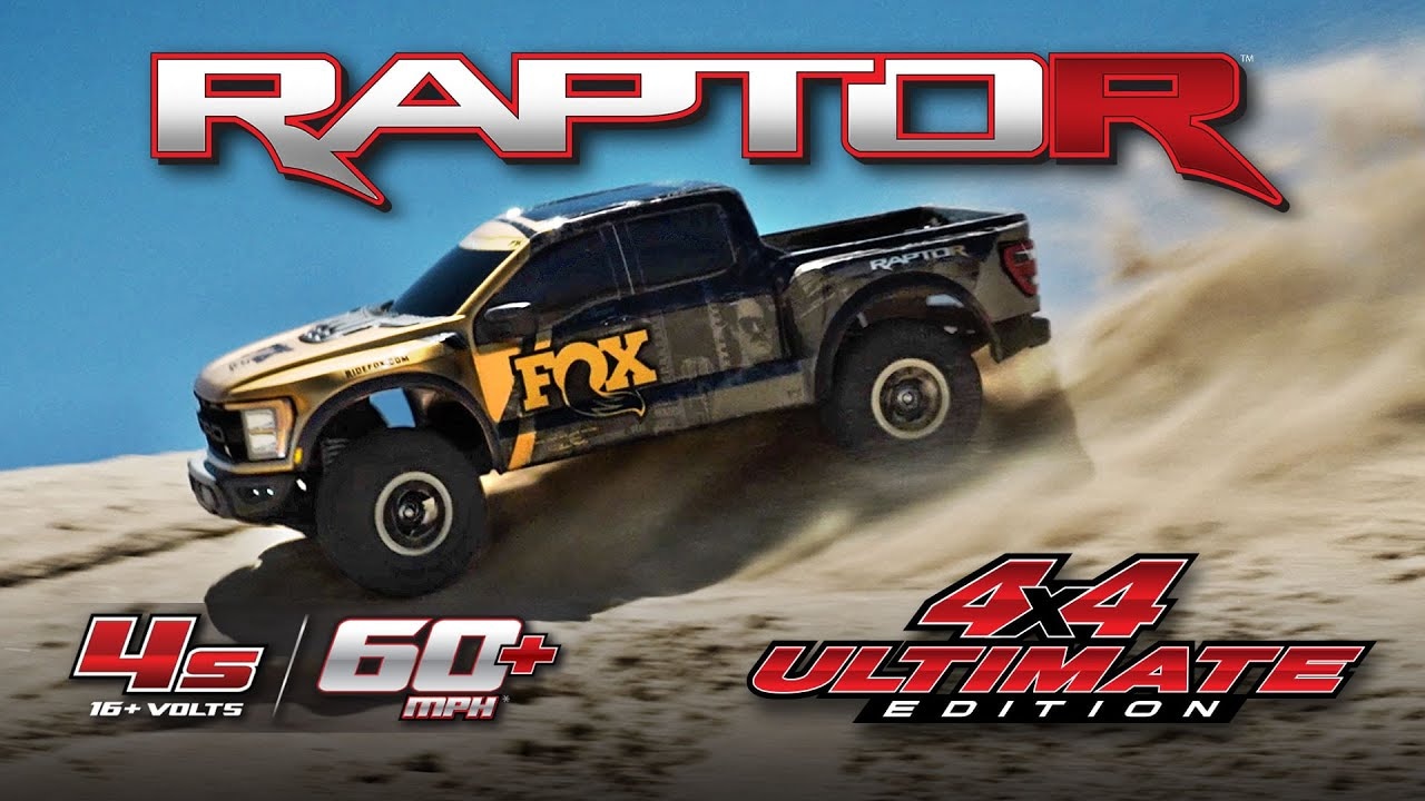 Traxxas Ford Raptor R 4X4 1:8 Ultimate RTR Fox1