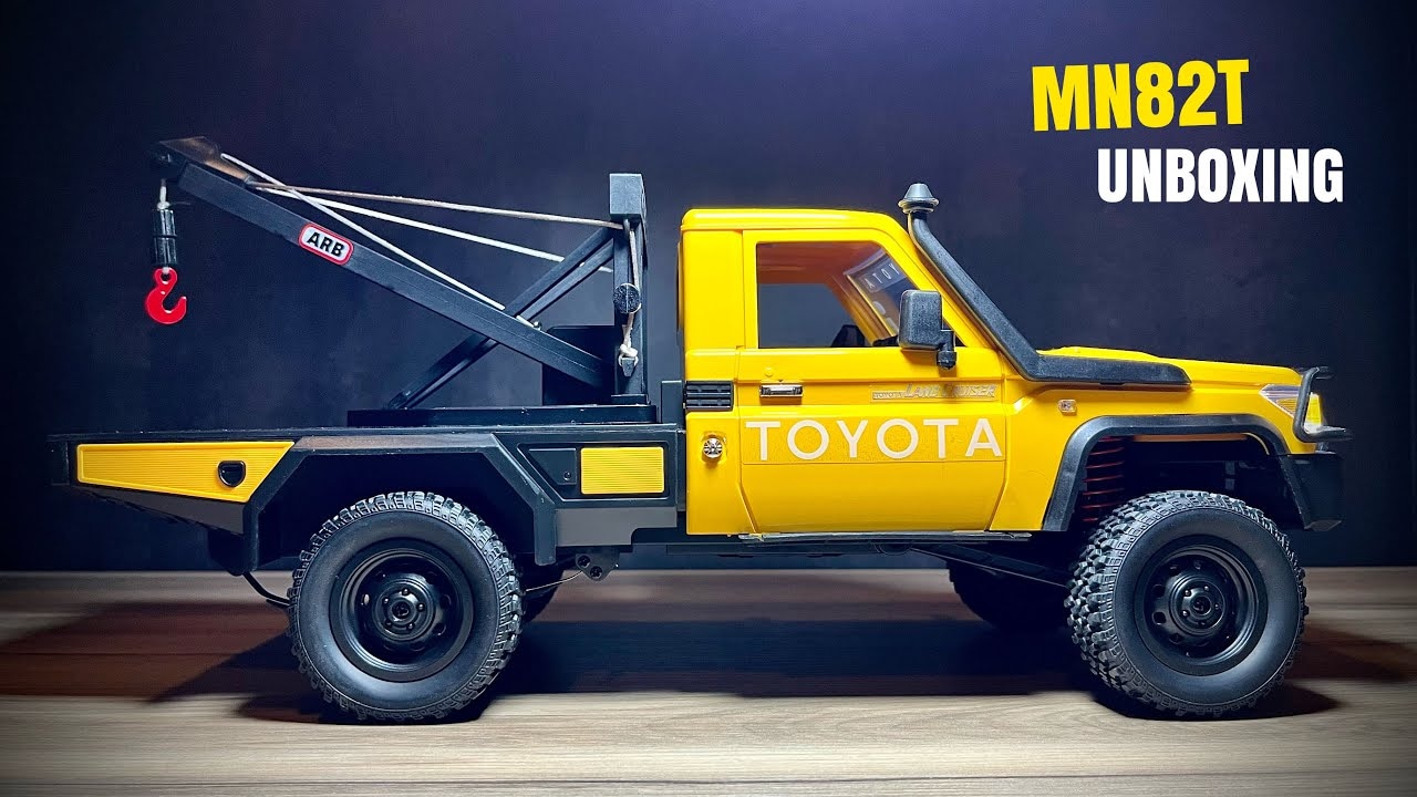 RC auto Land Cruiser Toyota s navijakom, červené | RCprofi.sk