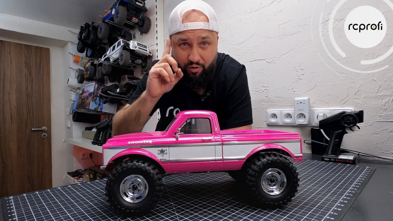 RC auto SHOOTER 1/10 súprava 2,4 GHz, modrá