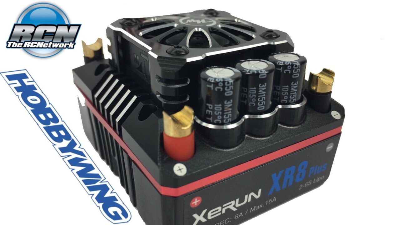 XERUN XR8 PLUS - čierny - regulátor