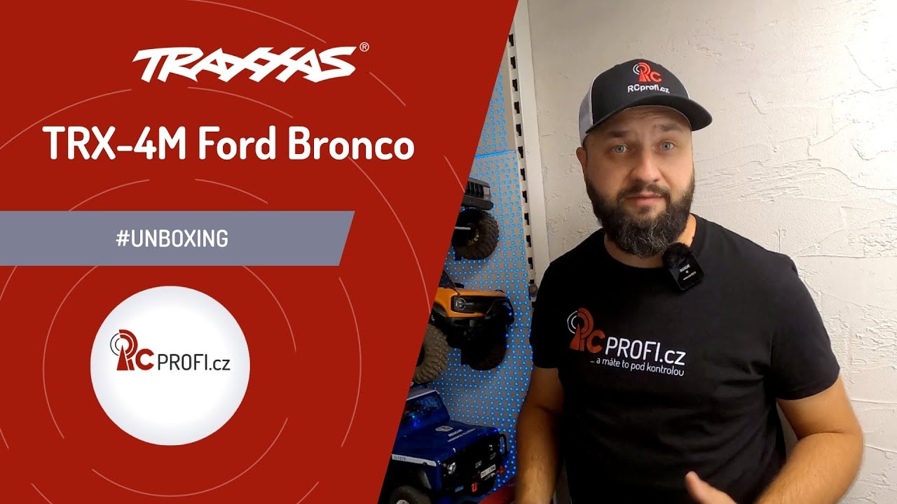 RC auto Traxxas TRX-4M Ford Bronco 2021 1:18 RTR, červená