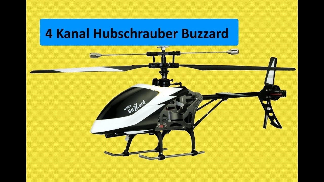 RC vrtuľník Buzzard V2, červená