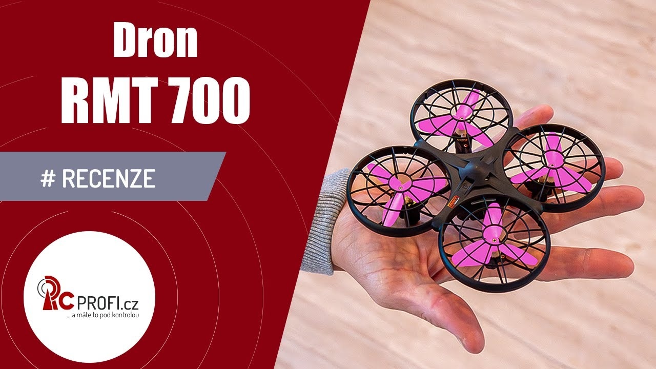 Dron RMT 700, oranžová + náhradná batéria