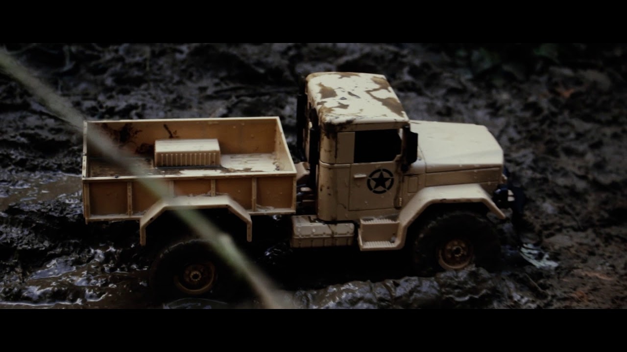 RC auto Military Truck, zelená
