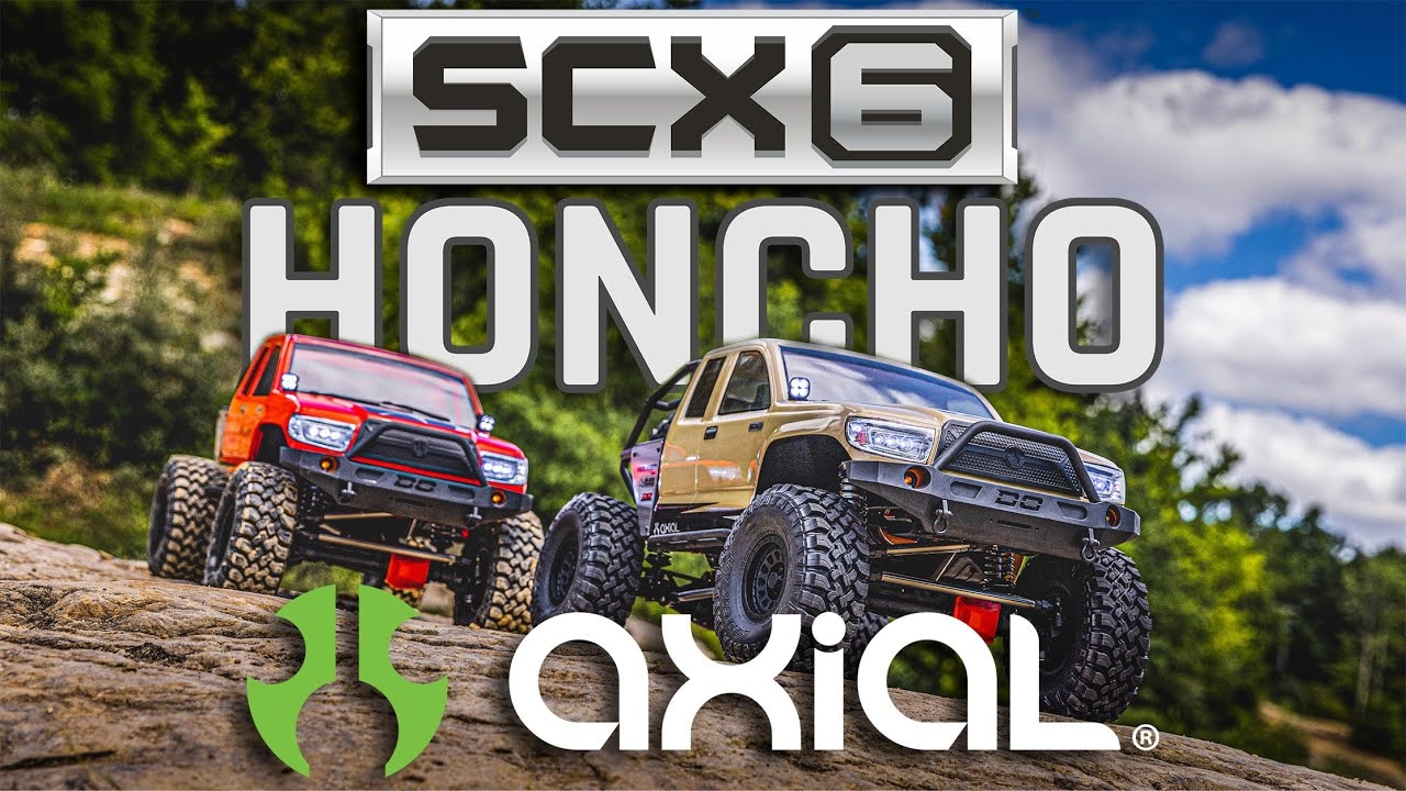 RC auto Axial SCX6 Trail Honcho 1:6 4WD RTR, červené
