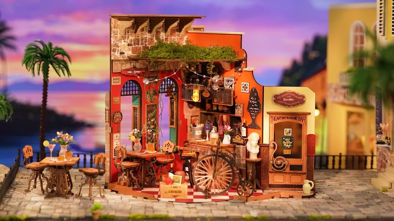 RoboTime Miniature House Bar and Bistro Na zdravie