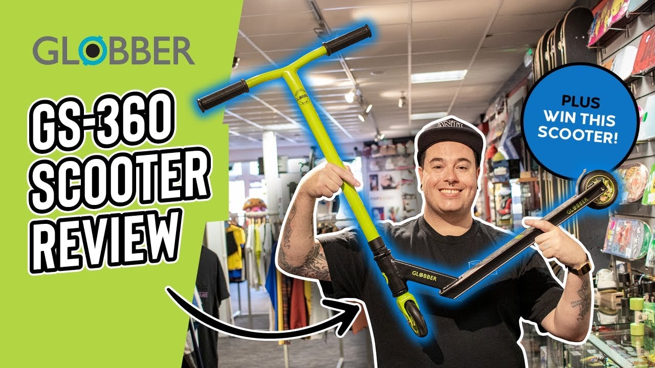 Globber - Kolobežka Freestyle Stunt GS 360 čierna / zelená