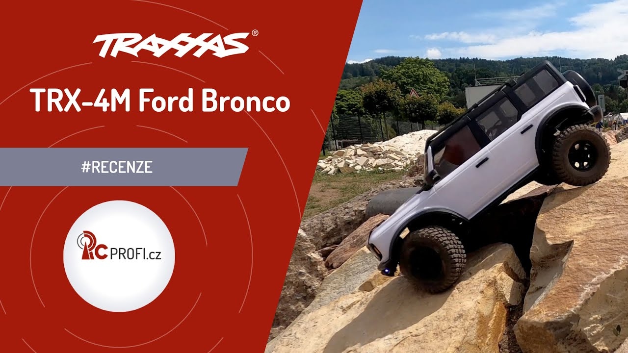 RC auto Traxxas TRX-4M Ford Bronco 2021 1:18 RTR, červená