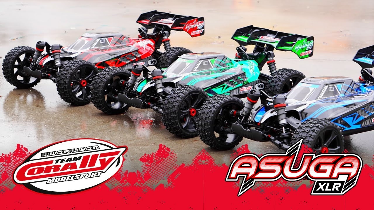 ASUGA XLR 6S – BUGGY 4WD – RTR – modrá