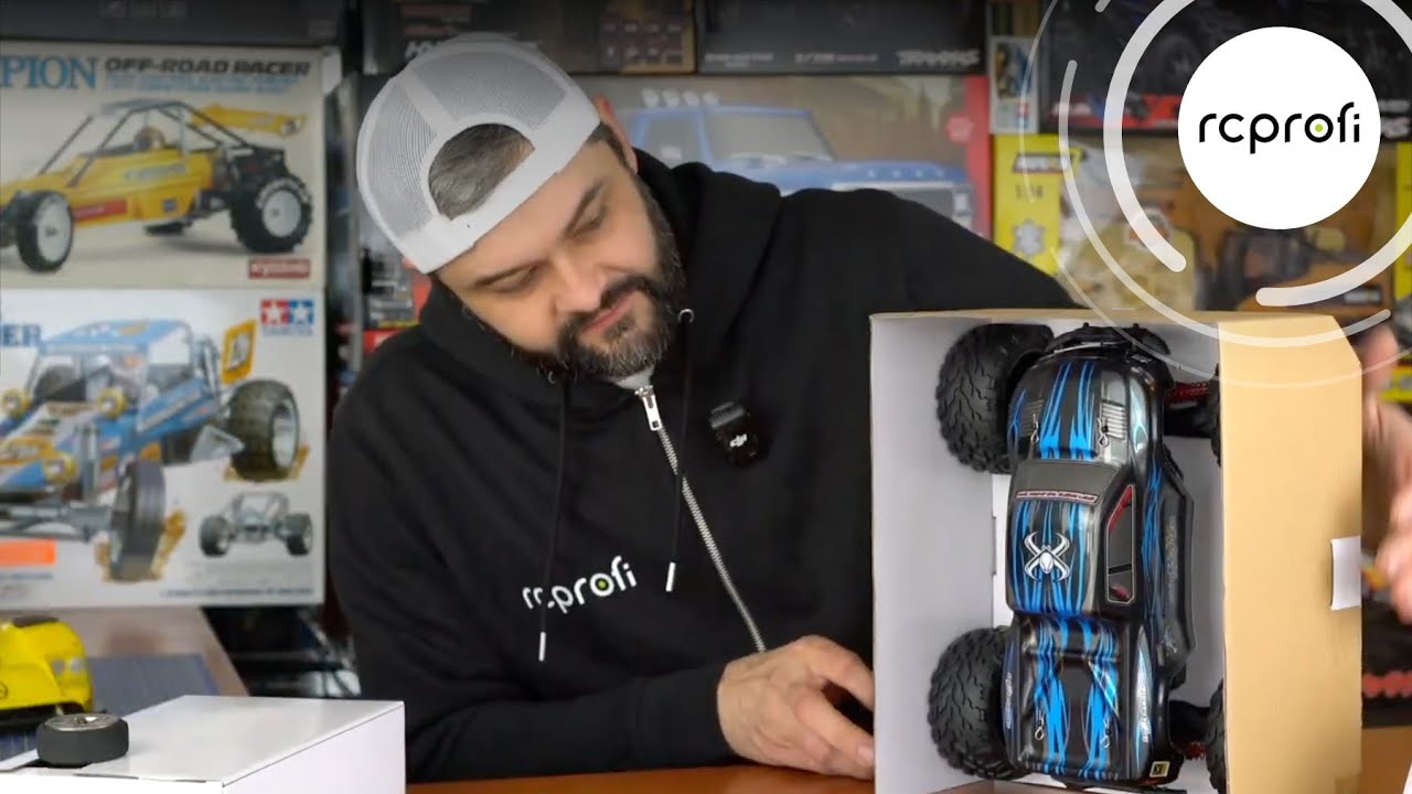 RC auto X9115 Challenger monster inovovaná verzia, červená