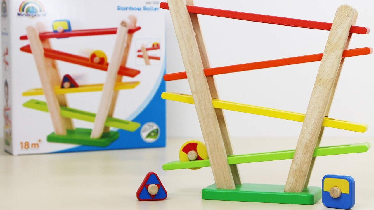 Wonderworld Drevený dúhový tácka