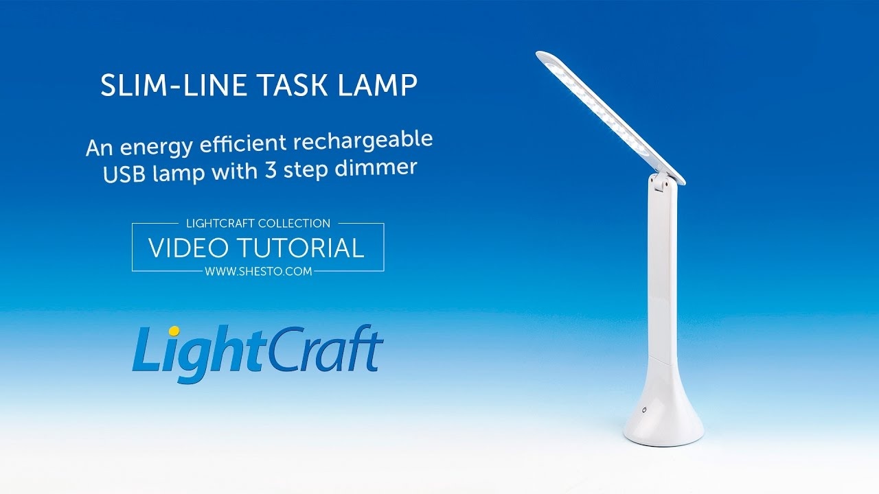 Stolná LED lampa Lightcraft Slim-Line