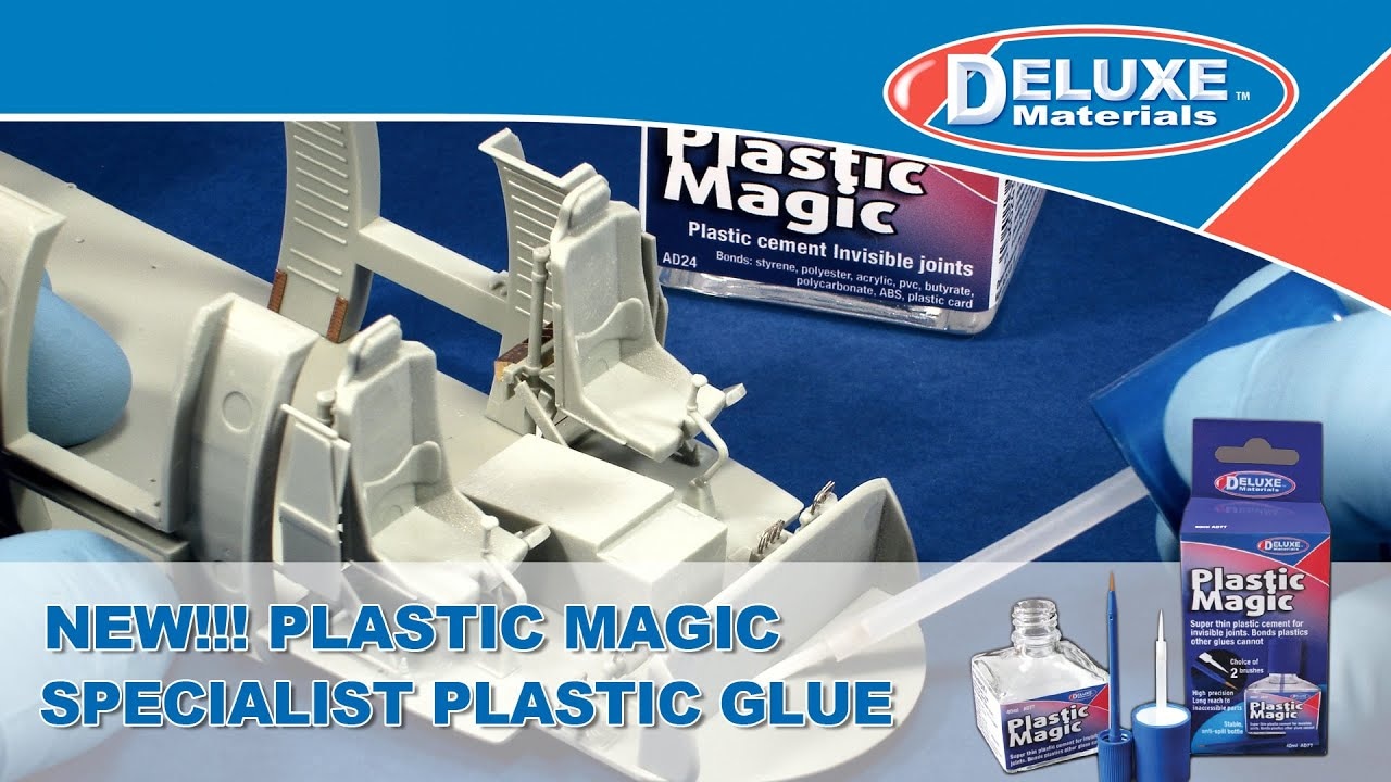 Bezfarebné lepidlo na plasty Plastic Magic 40ml