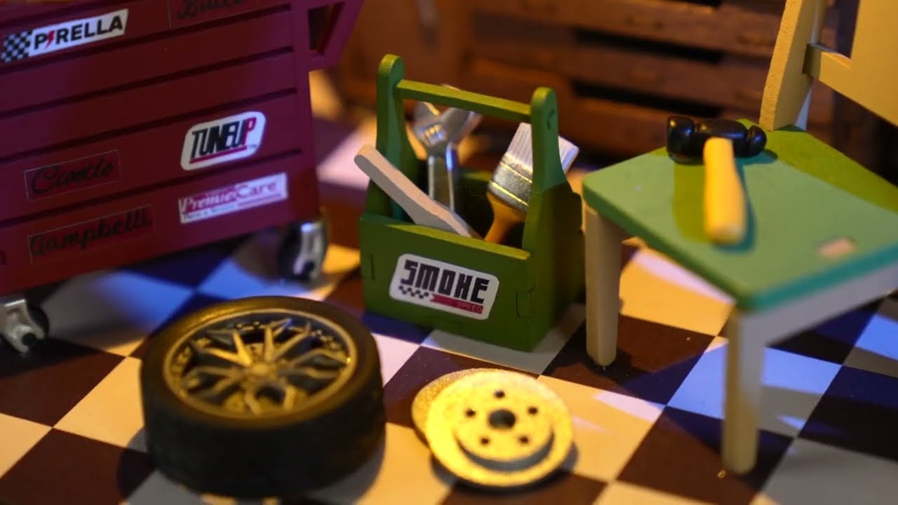 Miniatúrny domček RoboTime Garáž