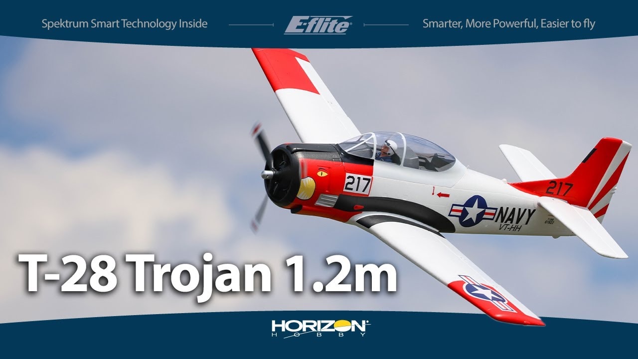 E-flite T-28 Trojan 1.2m Smart PNP