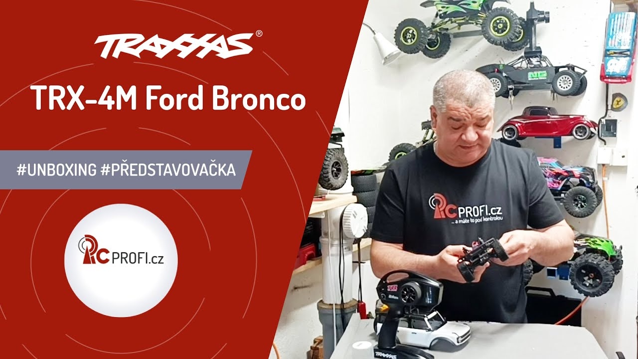 RC auto Traxxas TRX-4M Ford Bronco 2021 1:18 RTR, červená