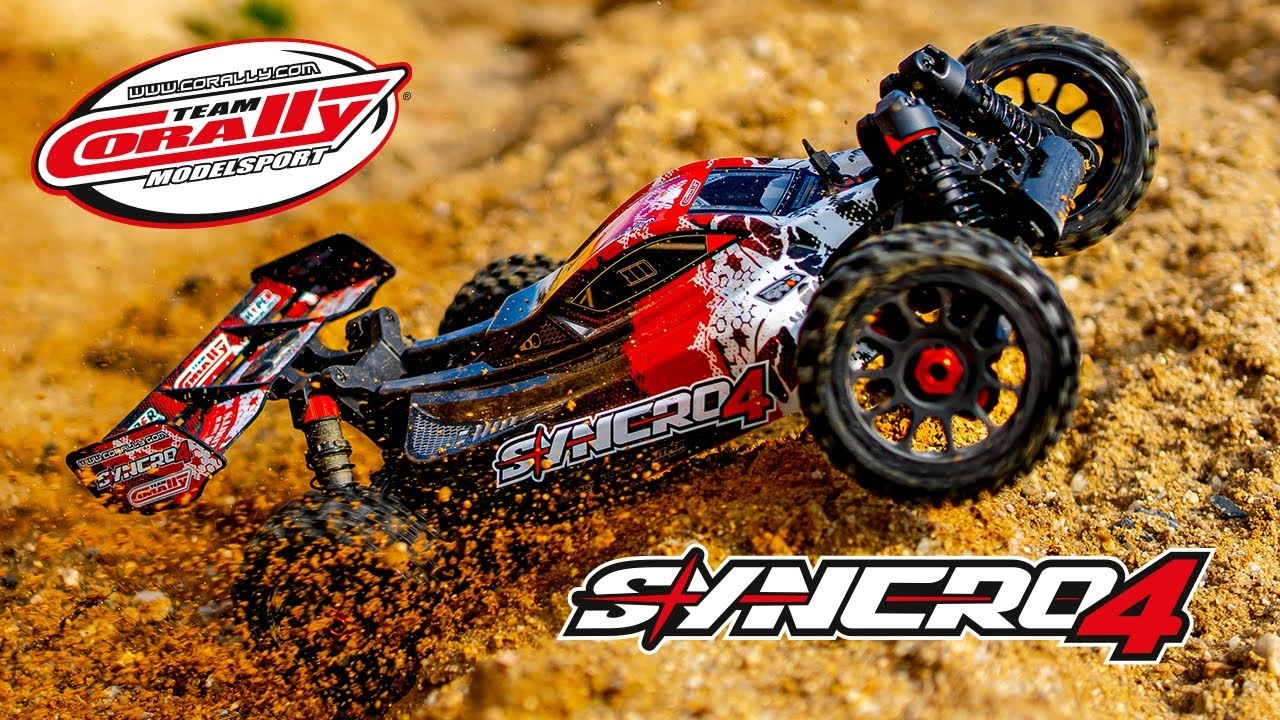 RC auto SYNCRO-4 – BUGGY 4WD 3-4S – RTR, oranžová