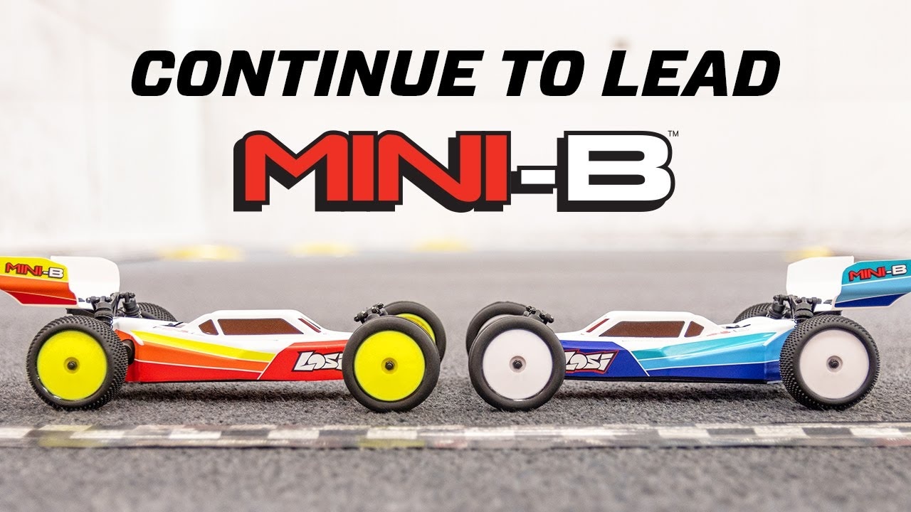 Losi Mini-B 1:16 Buggy Brushless RTR červená