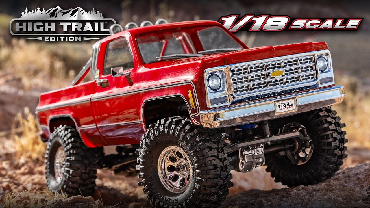 RC auto Traxxas TRX-4M Chevrolet K10 1979 1:18 RTR, čierne