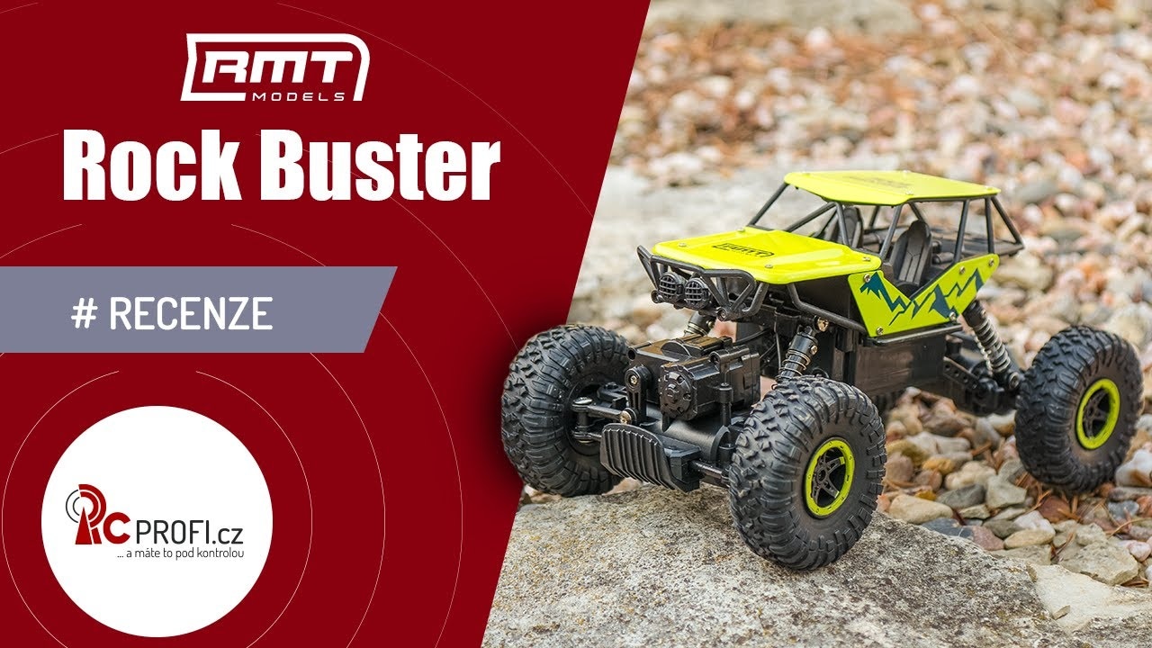 RC auto RMT Rock Buster, zelená